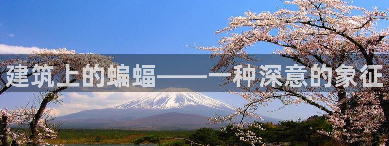 顺盈娱乐注册助判官333OO：建筑上的蝙蝠——一种深意的象征